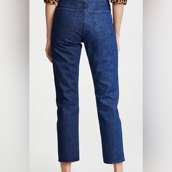 BLDWN | Two-Tone Vintage Straight Leg Crop Cotton Enigma Jeans Sz 24 - Picture 2 of 11